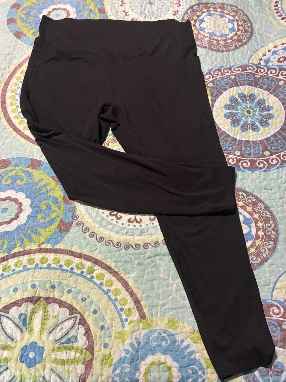 HALARA Black High-Waist Leggings 7/8 length
